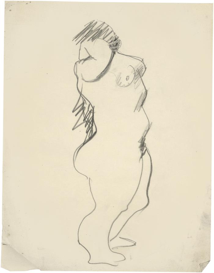 [Standing female nude]