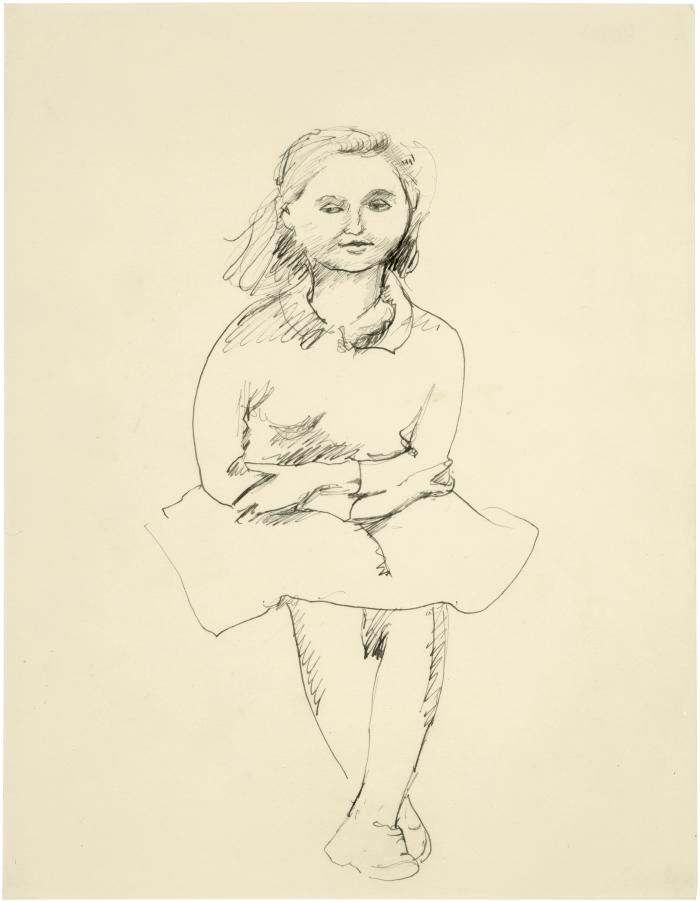 [Seated girl]