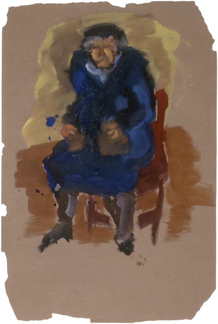 [Seated woman]
