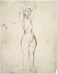 [Standing female nude]