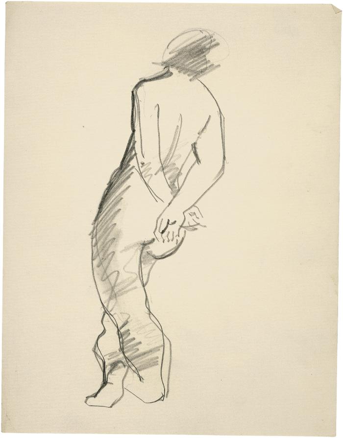 [Standing female nude]