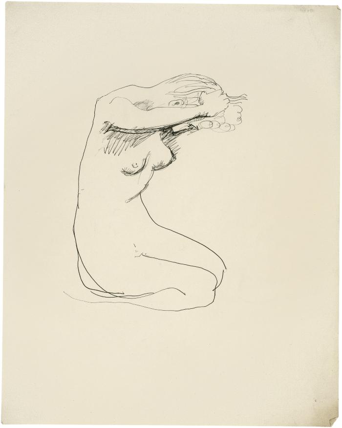 [Kneeling female nude]