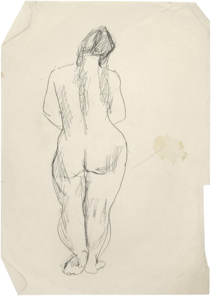 [Standing female nude]