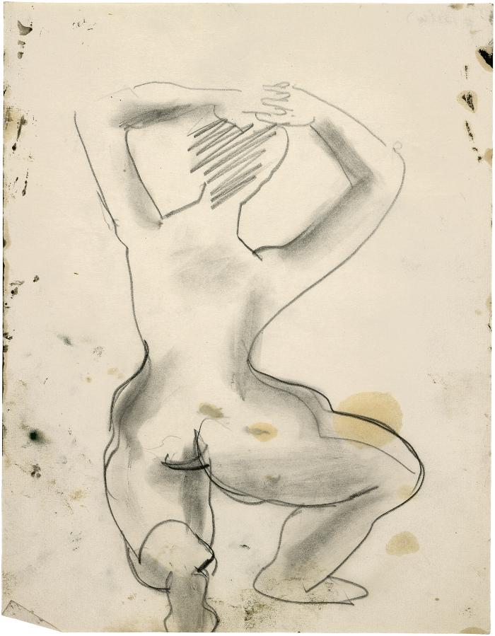 [Kneeling female nude]