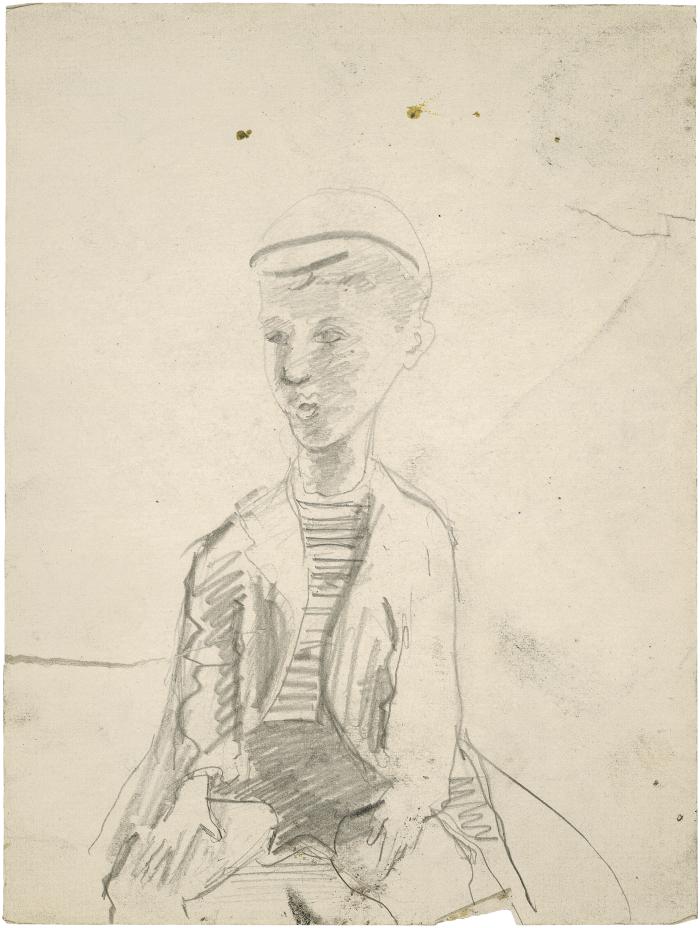 [Seated boy]