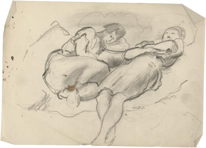 [Two reclining women]