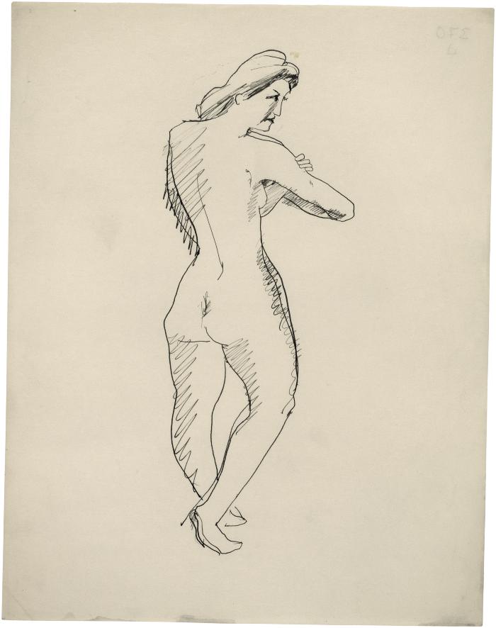 [Standing female nude]