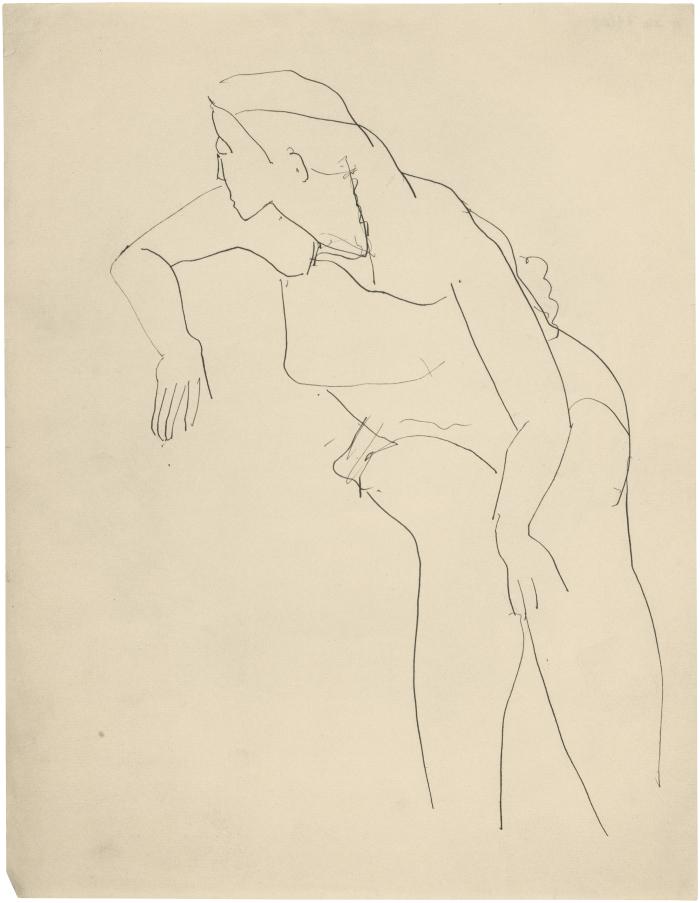 [Seated woman]