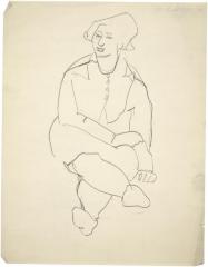 [Seated woman]
