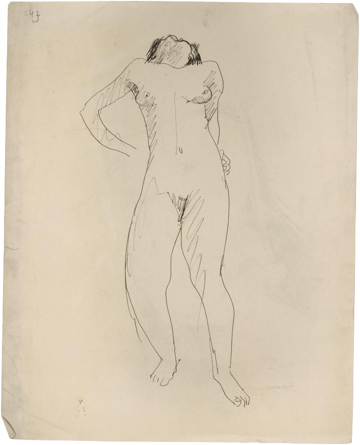 [Standing female nude]