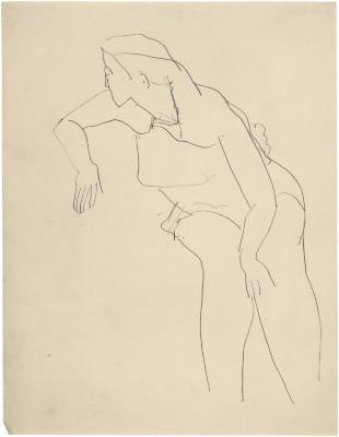 [Seated woman]