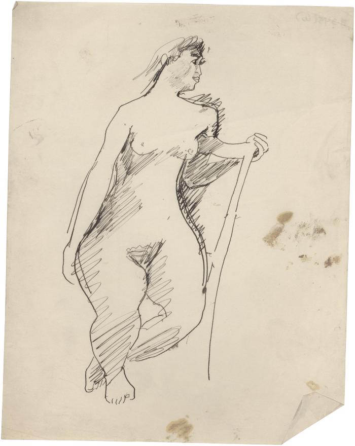 [Female nude in chair]