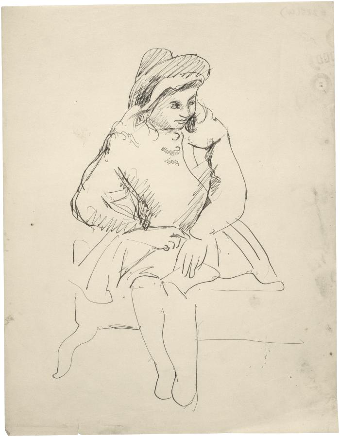 [Seated girl]
