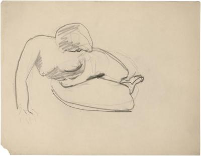 [Reclining female nude]
