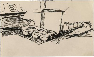 [Still life with muffin tin]