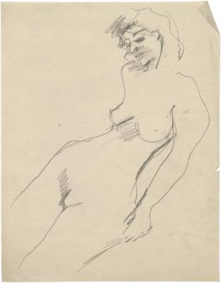 [Reclining female nude]