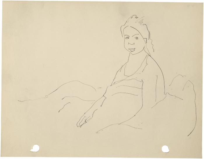 [Seated woman]