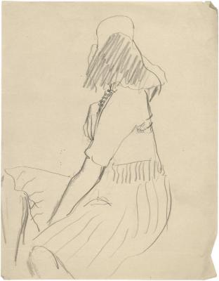 [Seated woman]