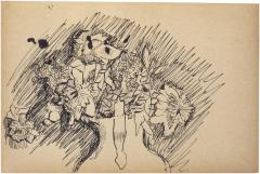 [Vase of flowers] The Scribble-In Book, page 27