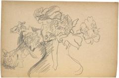 [Vase of flowers] The Scribble-In Book, page 22