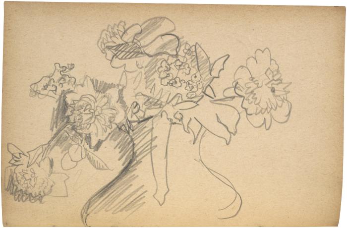 [Vase of flowers] The Scribble-In Book, page 22