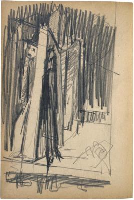 [Figure on subway platform] The Scribble-In Book, page 90