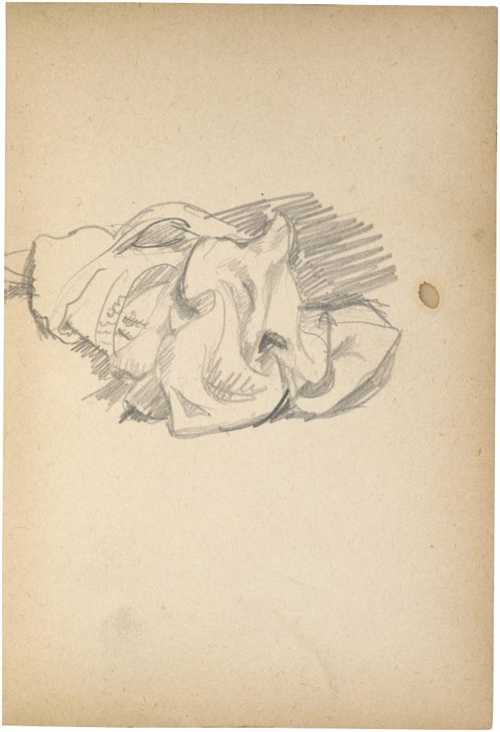 [Drapery study] The Scribble-In Book, page 127