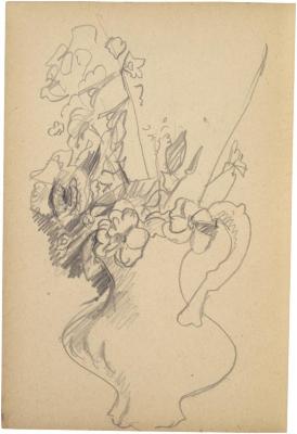 [Vase of flowers] The Scribble-In Book, page 13