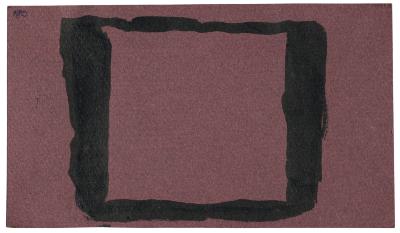 [Maquette of Black on Maroon, Seagram Mural Section 3, 1959]