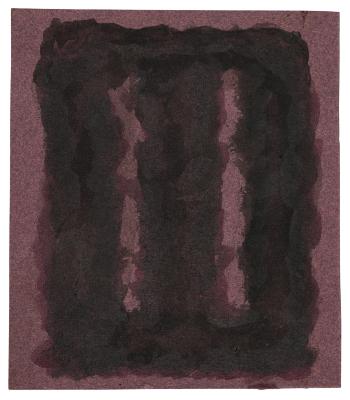 [Maquette of <i>Black on Maroon</i>, <i>Seagram Mural Sketch</i>, 1958]