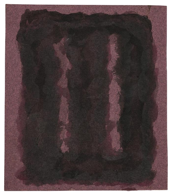 [Maquette of <i>Black on Maroon</i>, <i>Seagram Mural Sketch</i>, 1958]