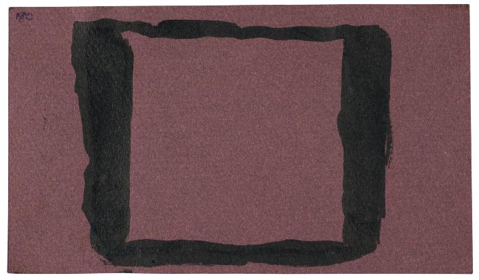 [Maquette of Black on Maroon, Seagram Mural Section 3, 1959]